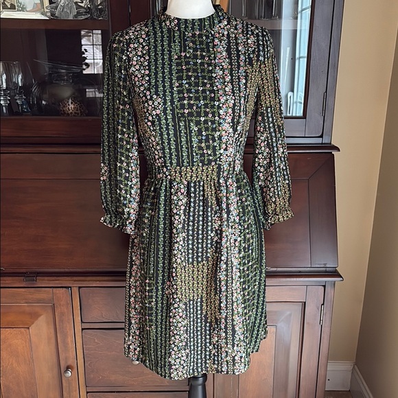 Forever 21 Floral Green Dress S - Picture 12 of 12